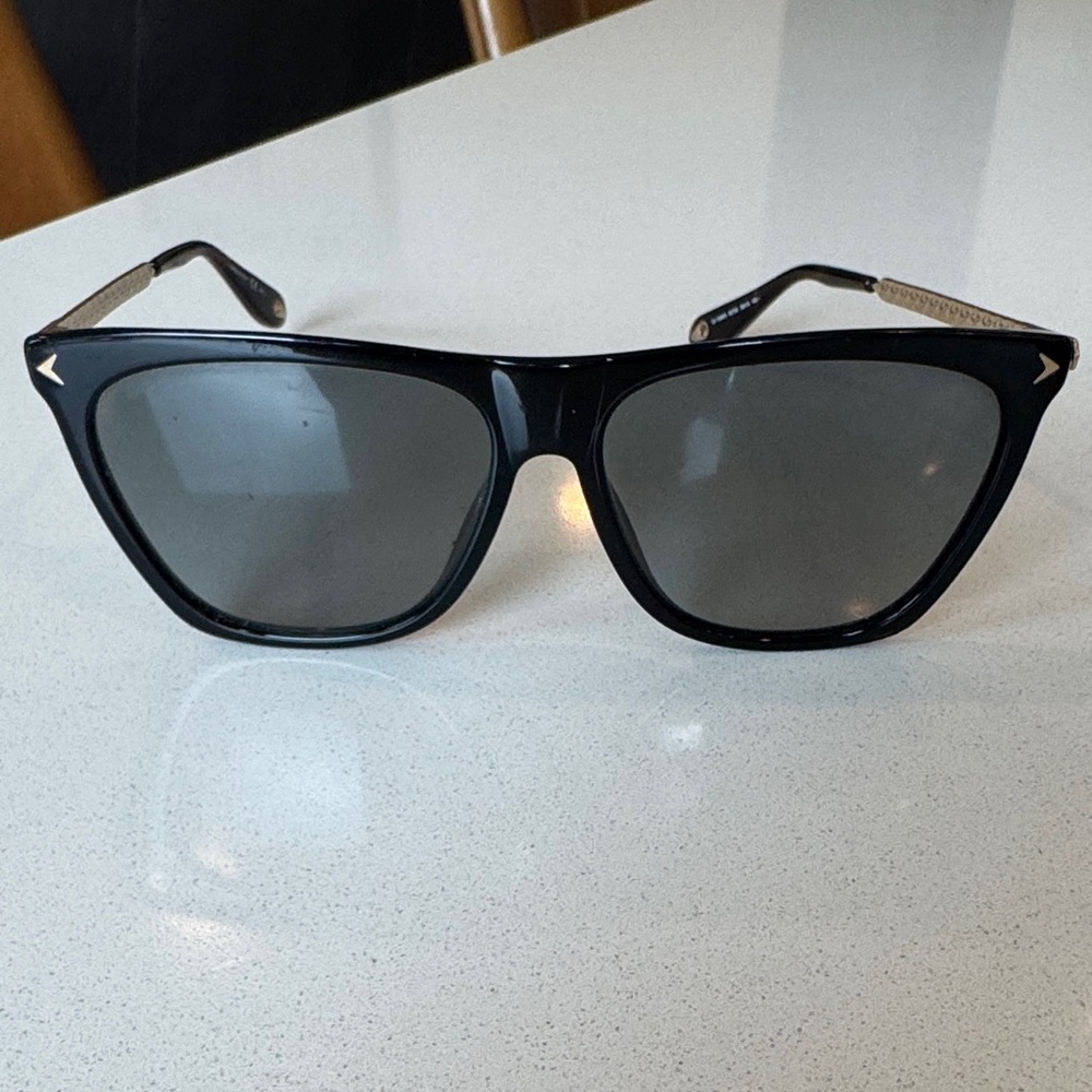 Givenchy Black Square Sunglasses - image 1